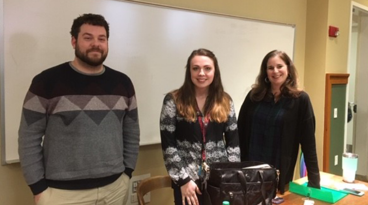 Panel on careers as victim advocates (4905): Amelia Rushton, Sophie Taylor, and Will Olmstead