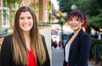 L-R: Delaney Burke and Allison Victoria Reid